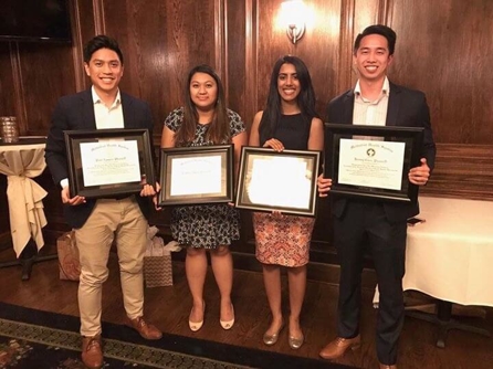 Residents at the residency graduation celebration